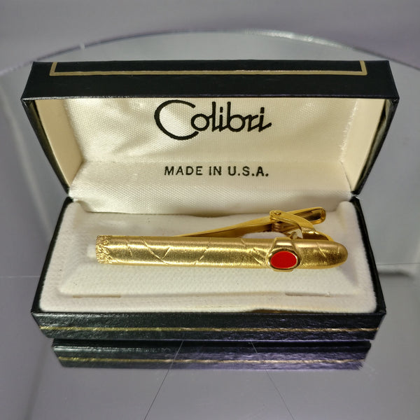 Colibri | Gold Cigar Tie Clip | Made in the USA