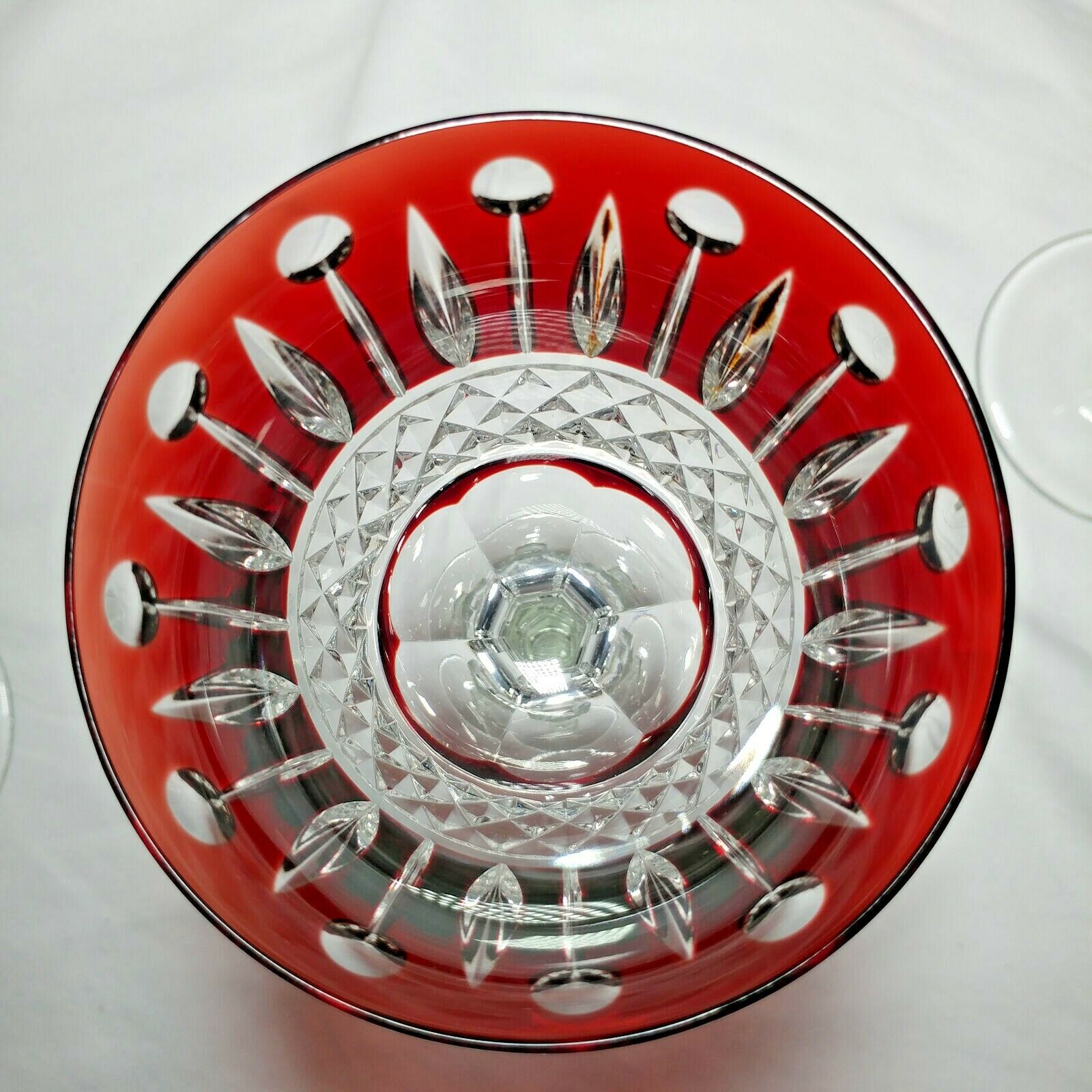 Faberge Xenia Crystal  Glasses 7 3/8"  Tall