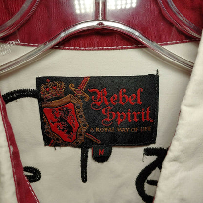 Rebel Spirit White King of Kings Shirt  Men's Medium