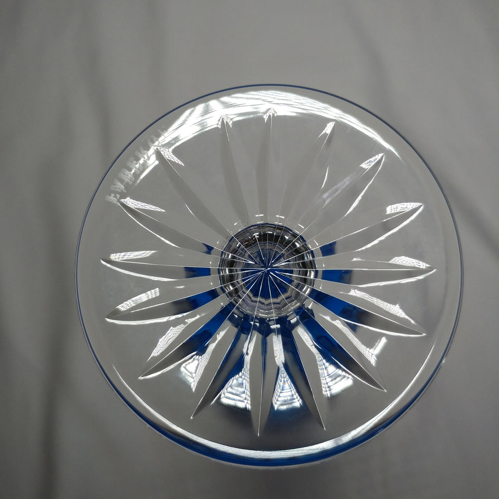 Faberge Odessa Sky Blue Crystal Glass