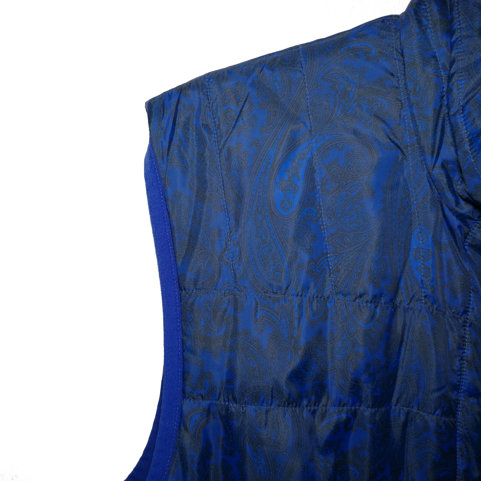 Robert Graham - Blue Vest - Men's Medium Zip-Up