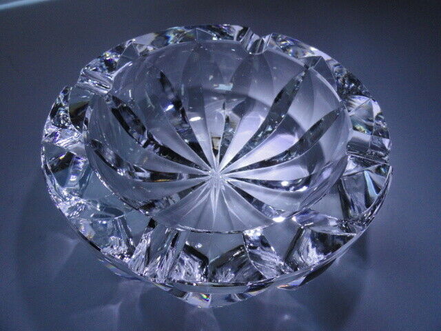 Saint Louis Clear Ashtray 7" diameter