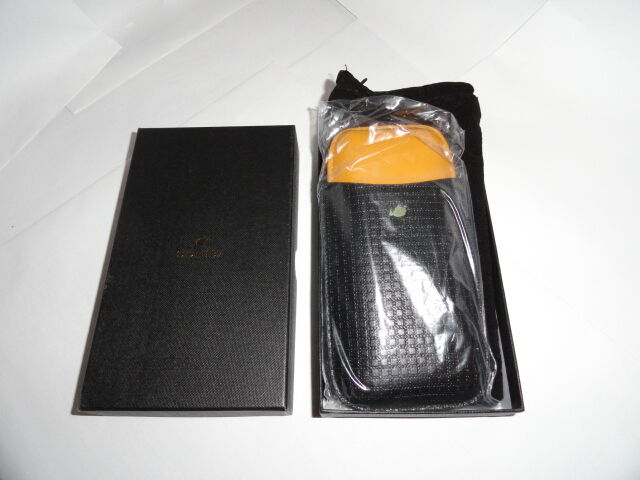 Black & Gold Leather Case