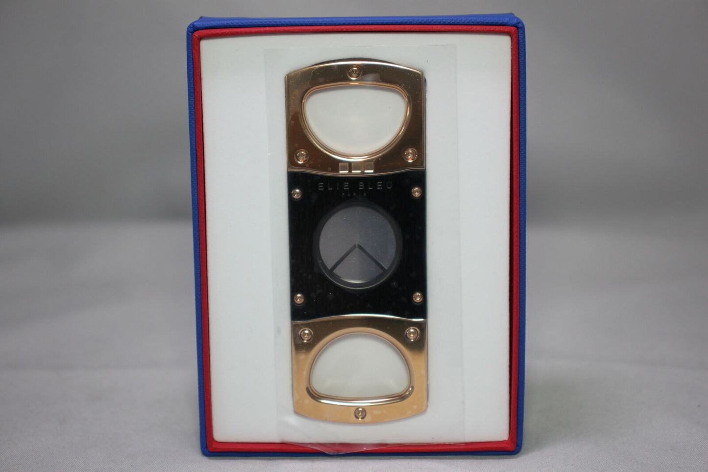 Elie Bleu Cigar Cutter Polished Rose Gold with Satin Black | EBC1002 New