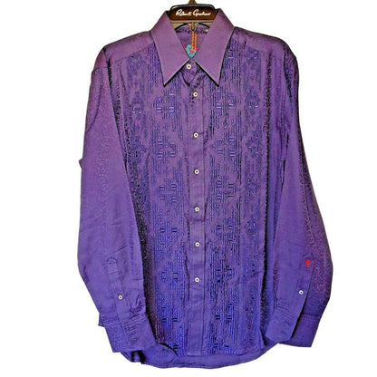 Robert Graham - Colorful Long Sleeve - Men's Medium Button Down Classic Fit