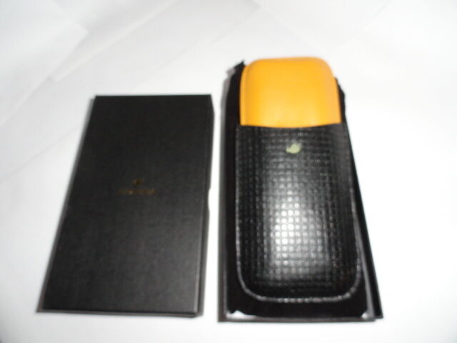 Black & Gold Leather Case