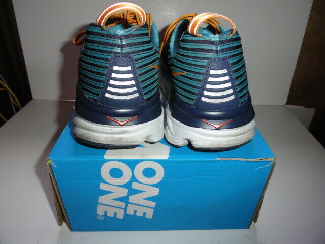 Hoka One One Bondi 6 Black Iris / Storm Blue Tennis Running Men's Size 12.5"