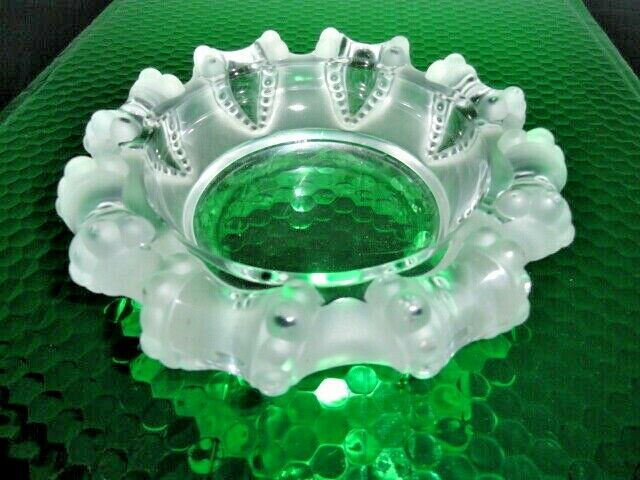 Lalique Cannes crystal ashtray