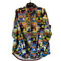 Robert Graham - Colorful Long Sleeve - Men's Medium Button Down Classic Fit