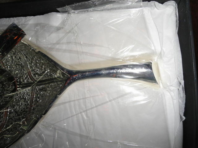 silver plated ashtray