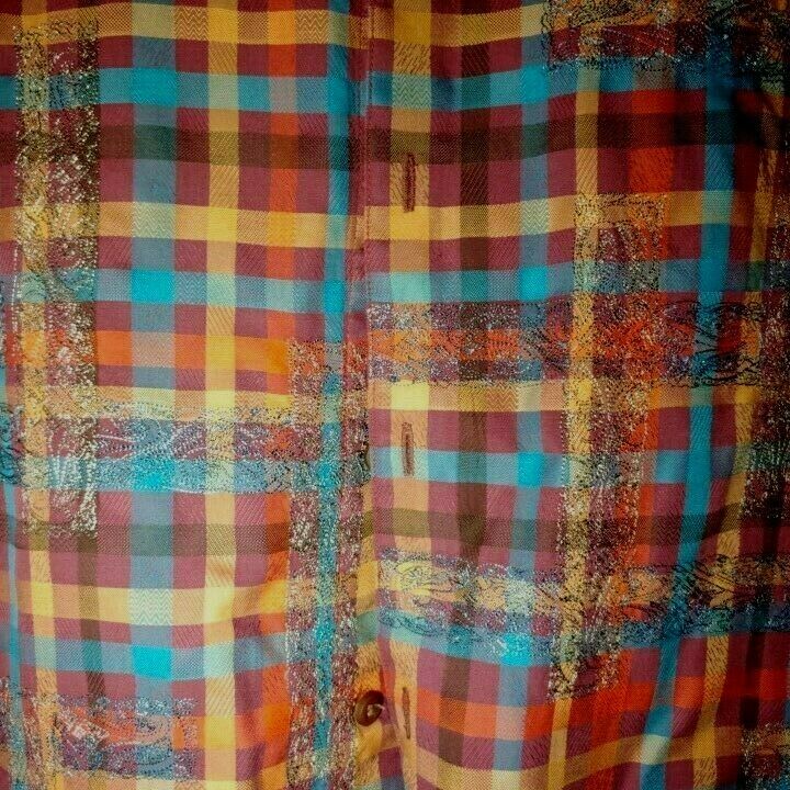 Robert Graham - Colorful Long Sleeve - Men's Medium Button Down Classic Fit