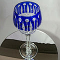 FABERGE  XENIA IMPERIAL COBALT BLUE  CRYSTAL GOBLET | SINGLE