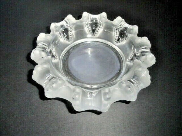 Lalique Cannes crystal ashtray
