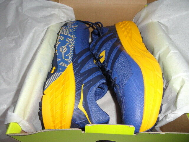 Hoka One Speedcoat 3 Blue & Gold size 13 M