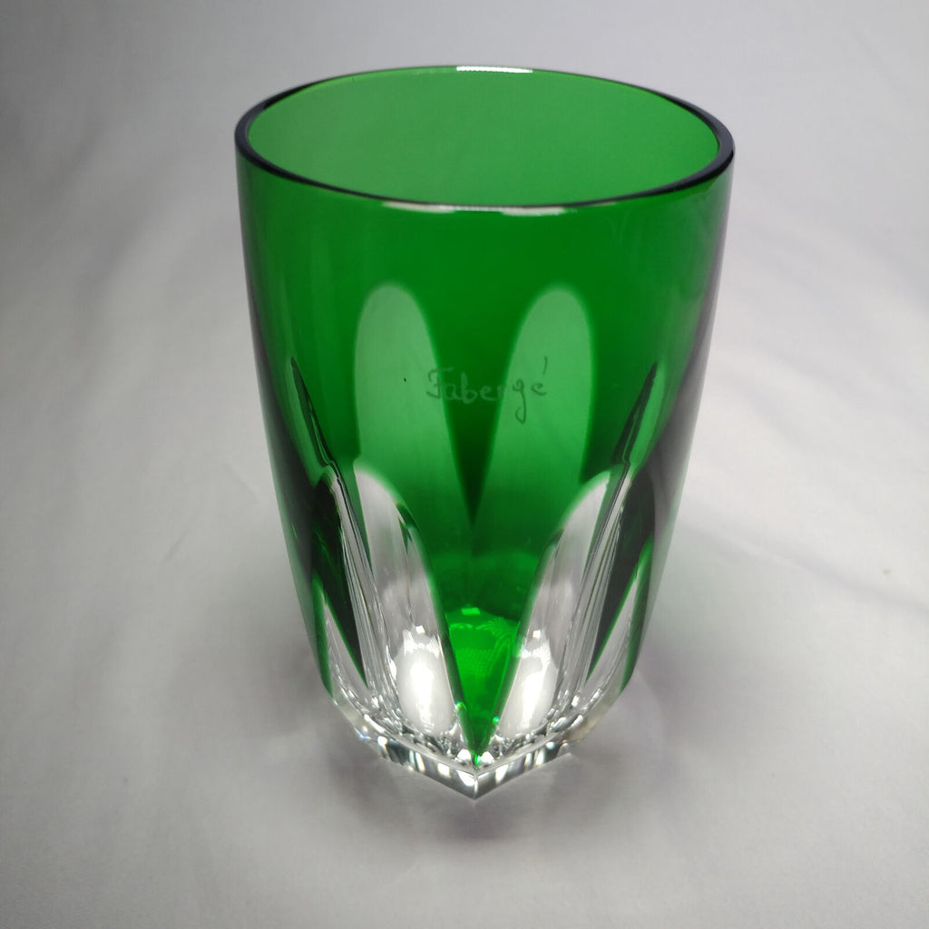 Fabergé Crystal Emerald Green Glass