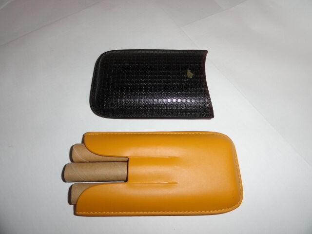 Black & Gold Leather Case