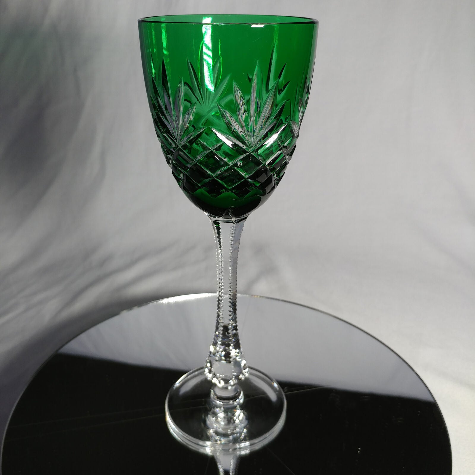 Faberge Emerald Green Odessa Crystal Glass