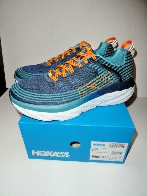 Hoka One One Bondi 6 Black Iris / Storm Blue Tennis Running Men's Athletic