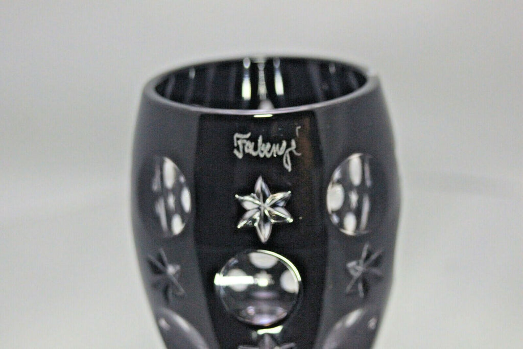 Faberge Galaxy Black Crystal Shot Glass