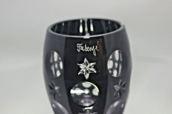 Faberge Galaxy Black Crystal Shot Glass