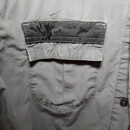 Rebel Spirit Gray Brigade Men's Medium Button-Down Long sleeve Shirt