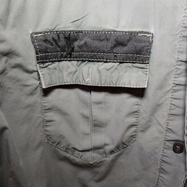 Rebel Spirit Gray Brigade Men's Medium Button-Down Long sleeve Shirt