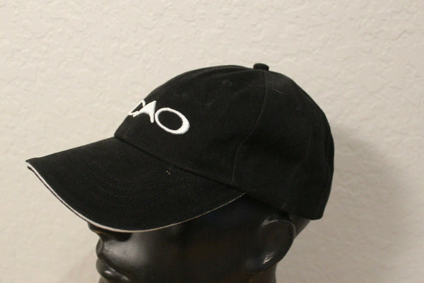 CAO Embroidered Black/White baseball cap