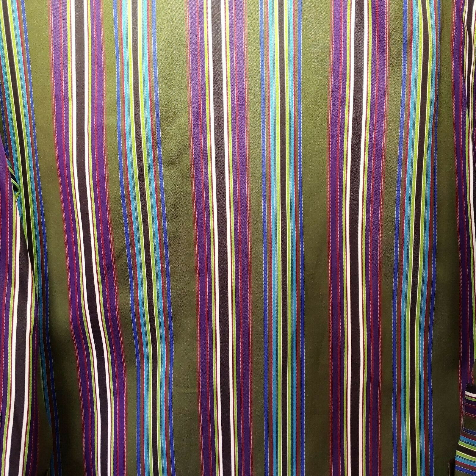 Robert Graham - Colorful Long Sleeve - Men's Medium Button Down Classic Fit