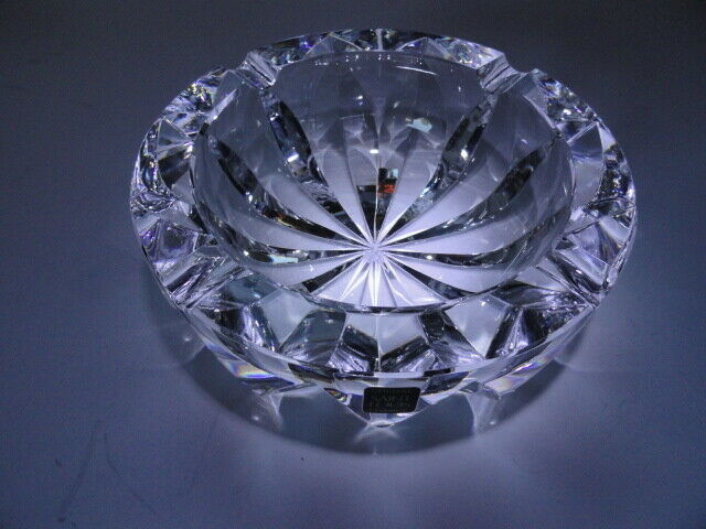 Saint Louis Clear Ashtray 7" diameter