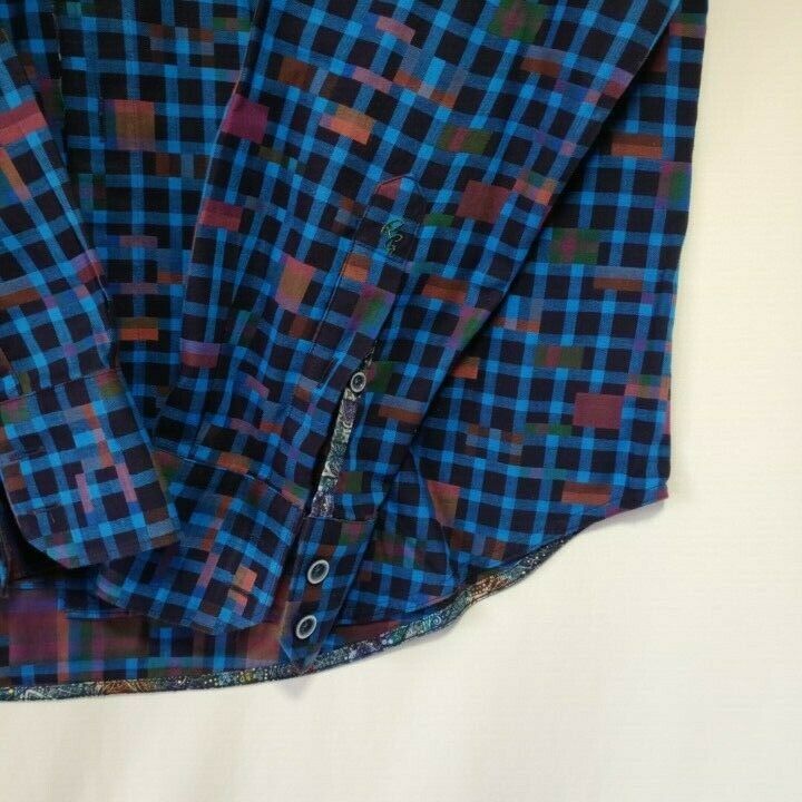 Robert Graham - Colorful Long Sleeve - Men's Medium Button Down Classic Fit