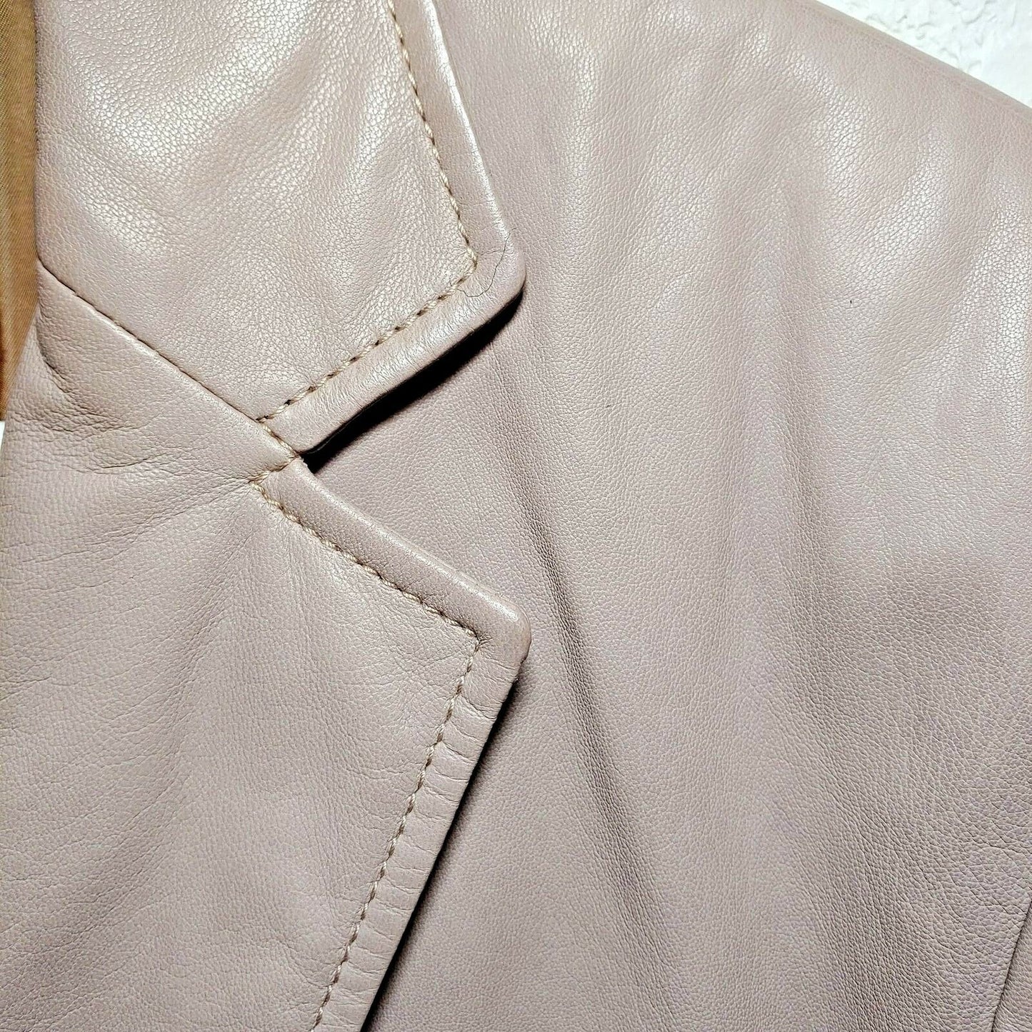 Fratelli Rossetti Men's Gray Leather Blazer/Jacket