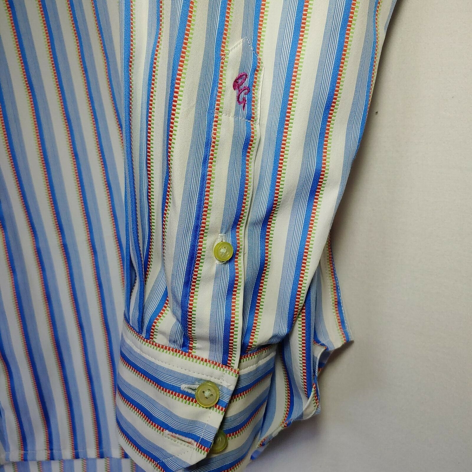 Robert Graham - Colorful Long Sleeve - Men's Medium Button Down Classic Fit