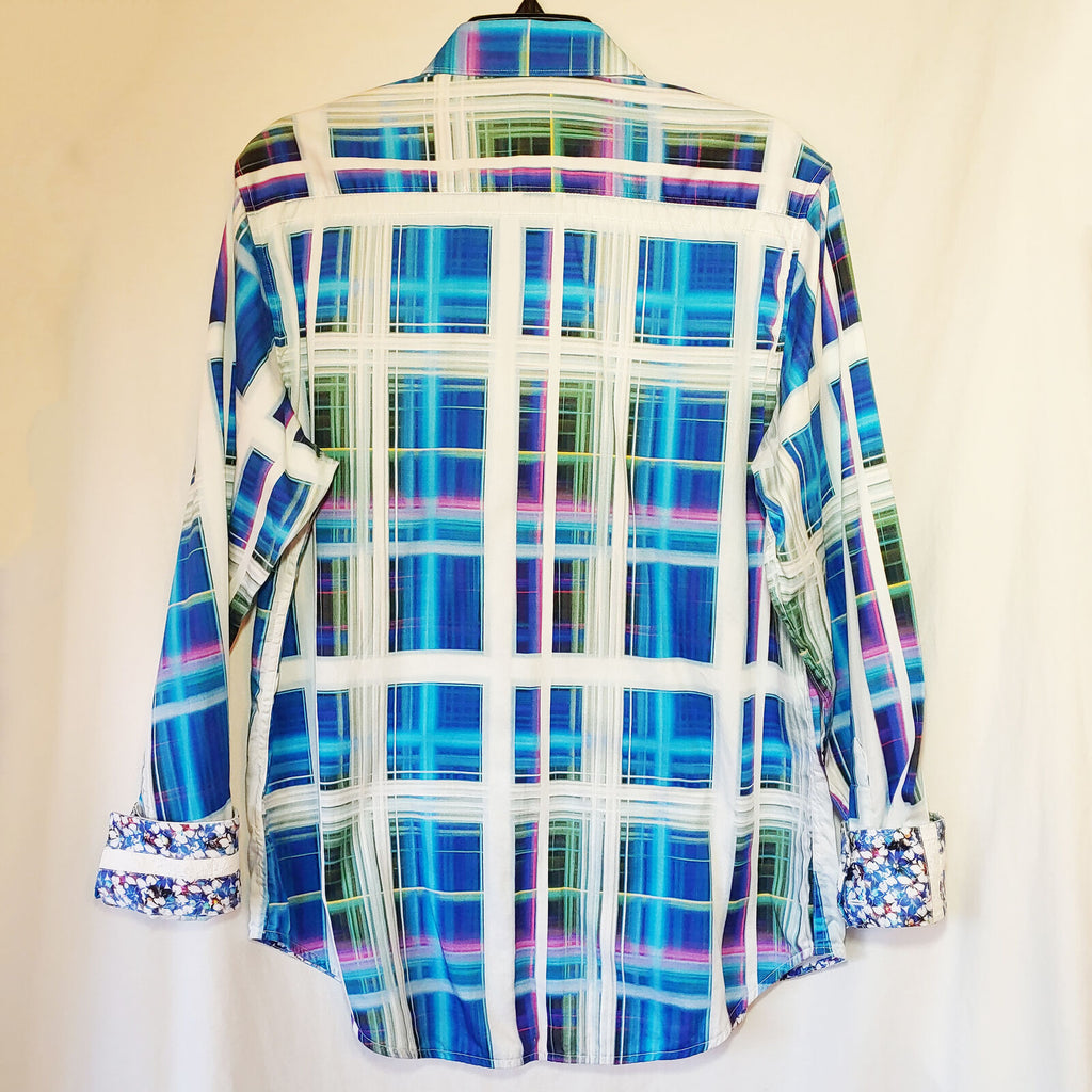 Robert Graham - Colorful Long Sleeve - Men's Medium Button Down Classic Fit