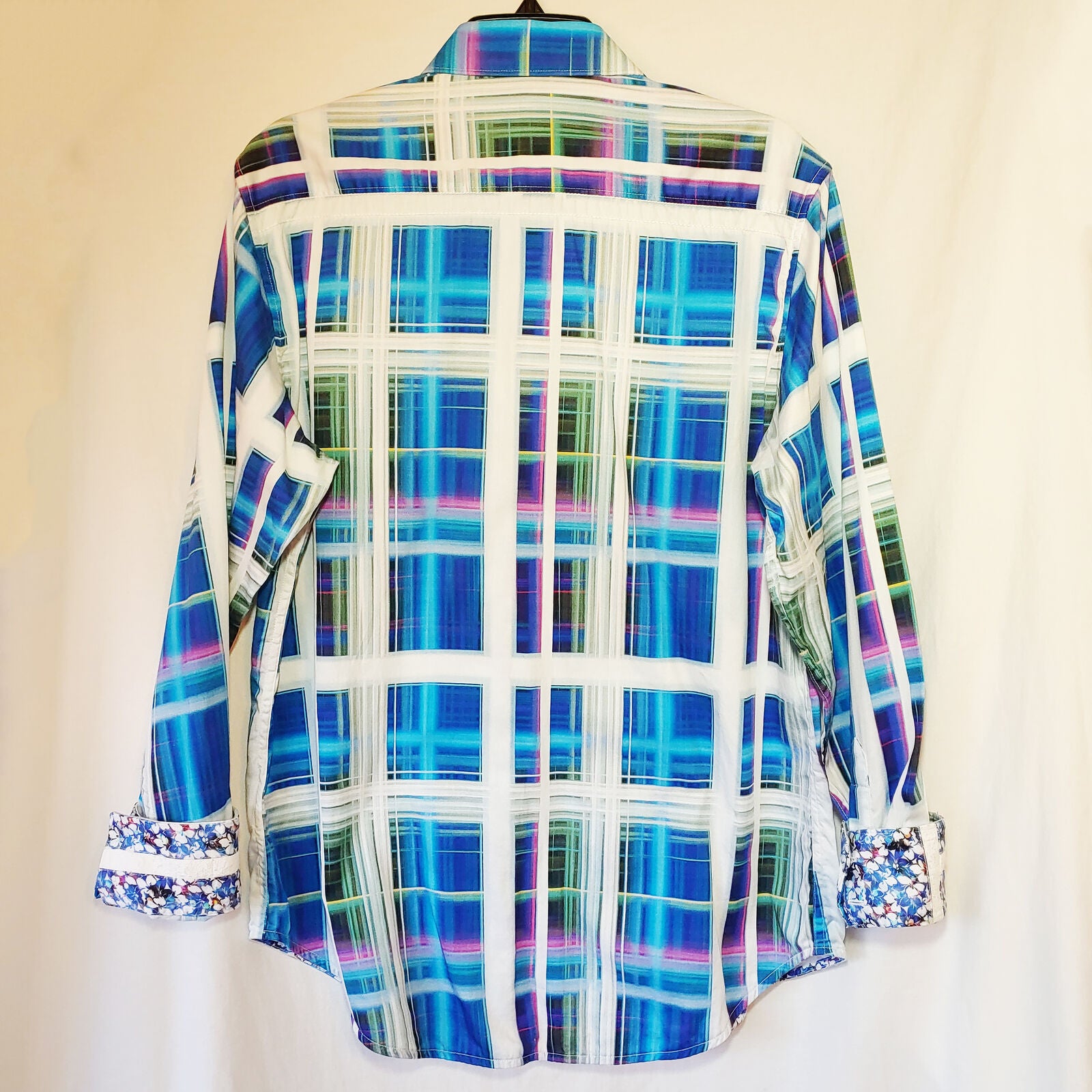 Robert Graham - Colorful Long Sleeve - Men's Medium Button Down Classic Fit