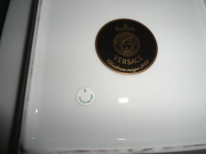 Versace by Rosenthal Christmas Magic Tray 8.5 inch