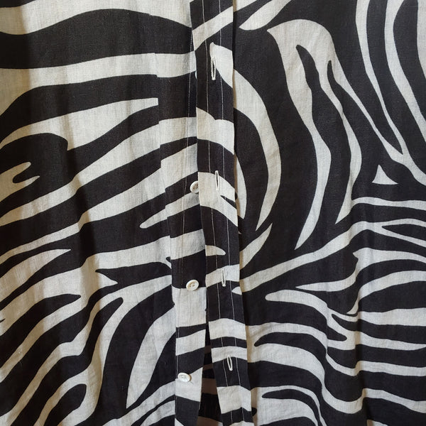 Ralph Lauren | Zebra Print Men's Long sleeve Shirt | Large