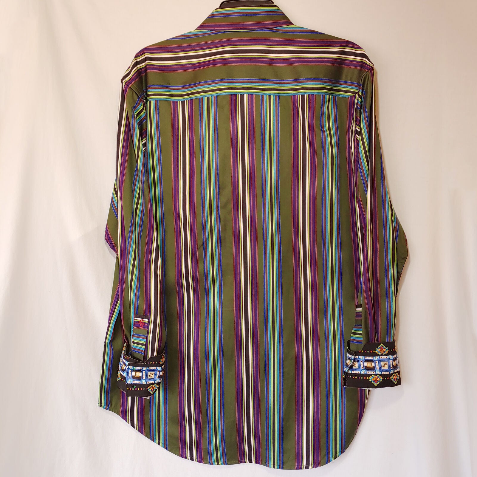 Robert Graham - Colorful Long Sleeve - Men's Medium Button Down Classic Fit