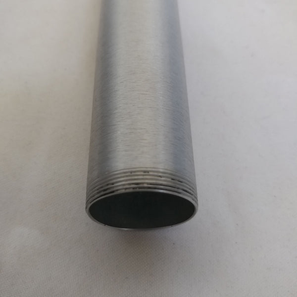 Cigar Classics | Travel Humidor Tube | Alum with Black Leather Holding Case