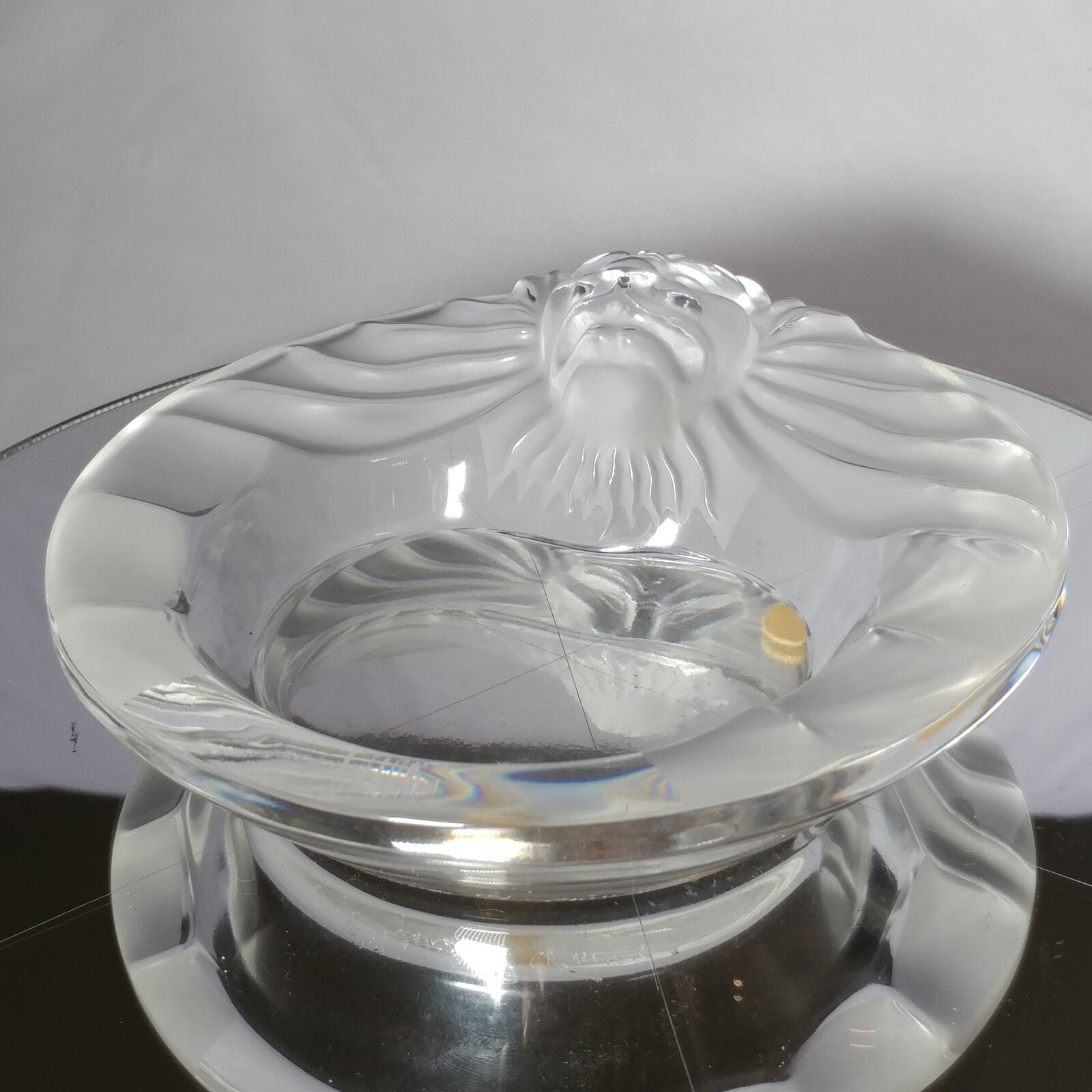 Lalique | Crystal "Tete De Lion" Ashtray