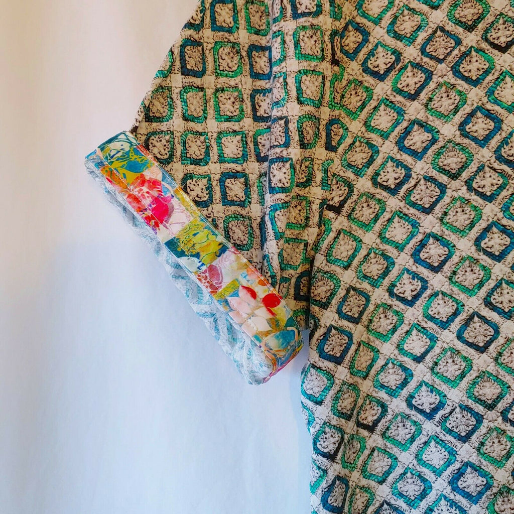 Robert Graham Mizzen Short Sleeve Printed Sport Shirt - Medium