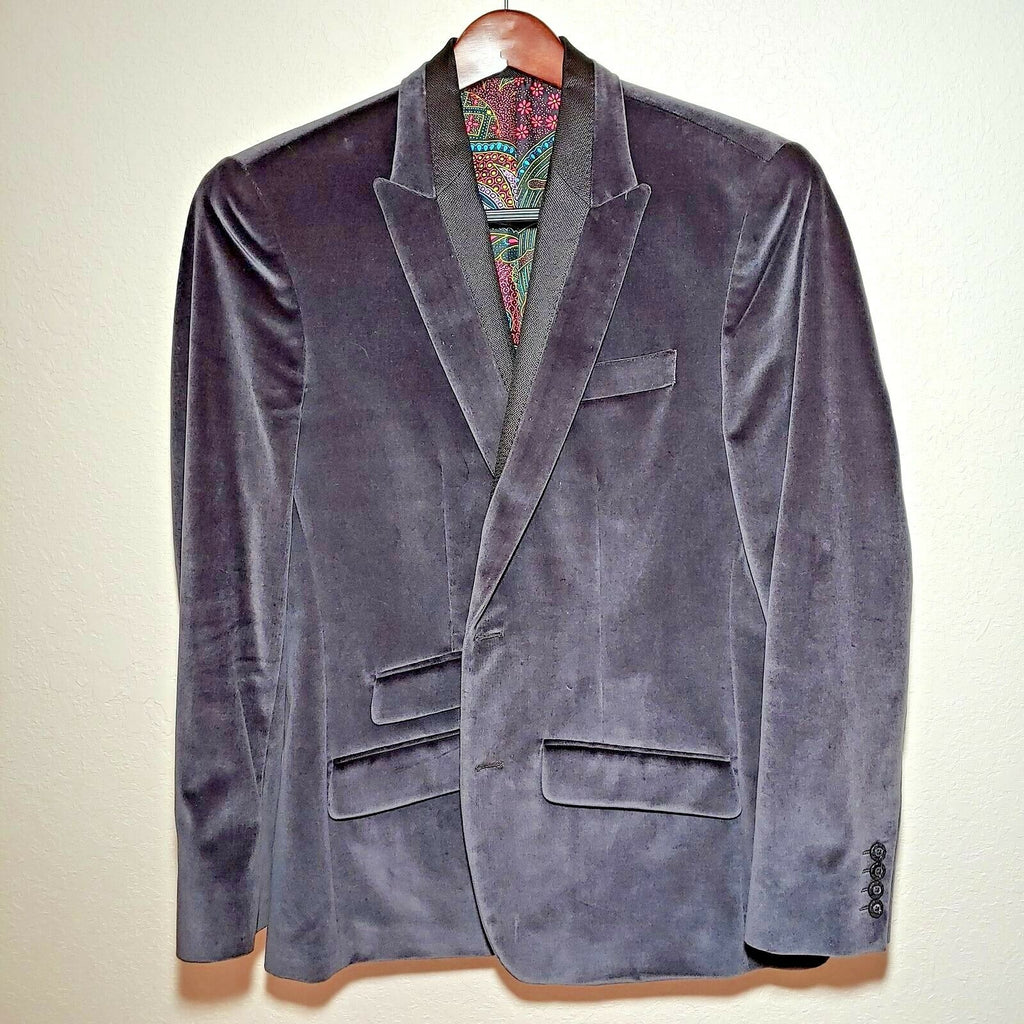 Robert Graham - Classic Fit Sport Coat Suede Jacket - Black