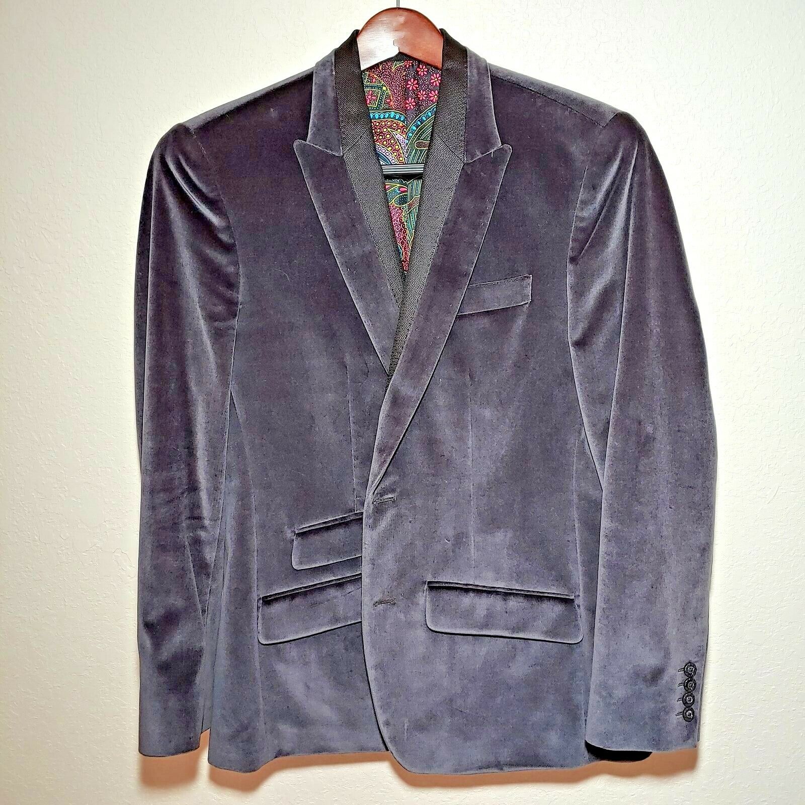 Robert Graham - Classic Fit Sport Coat Suede Jacket - Black