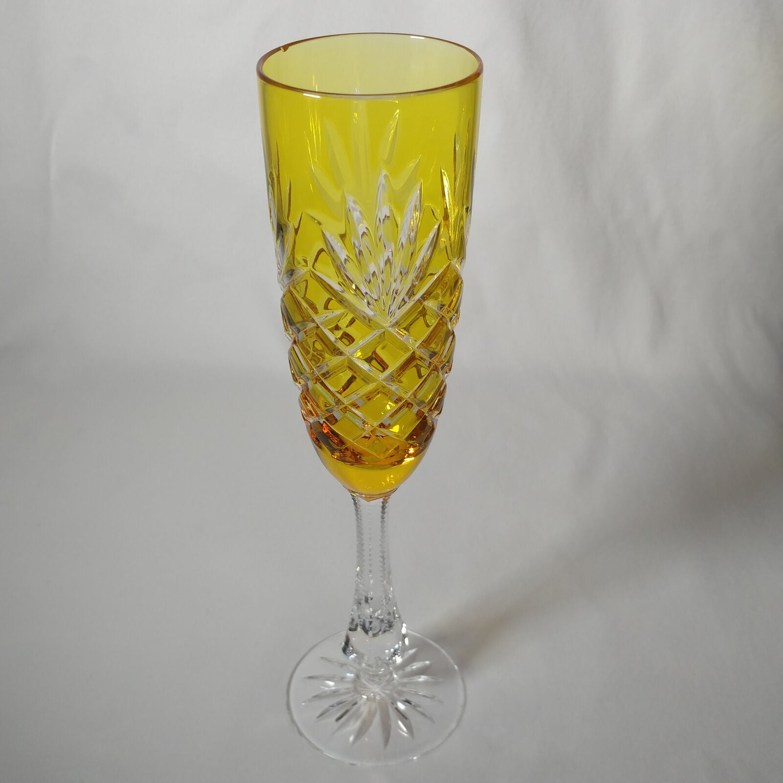 FABERGÉ ODESSA YELLOW GOLD CRYSTAL FLUTE | SINGLE