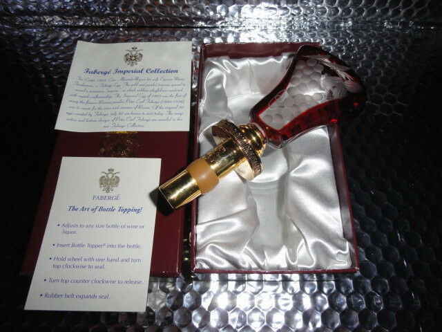 Fabergé Crystal Bottle Stopper
