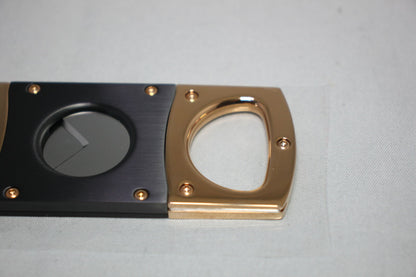 Elie Bleu Cigar Cutter Polished Rose Gold with Satin Black | EBC1002 New
