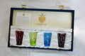 Faberge "Na Zdorovie" Bubble Vodka Shot Glasses- Set of 4 in original box