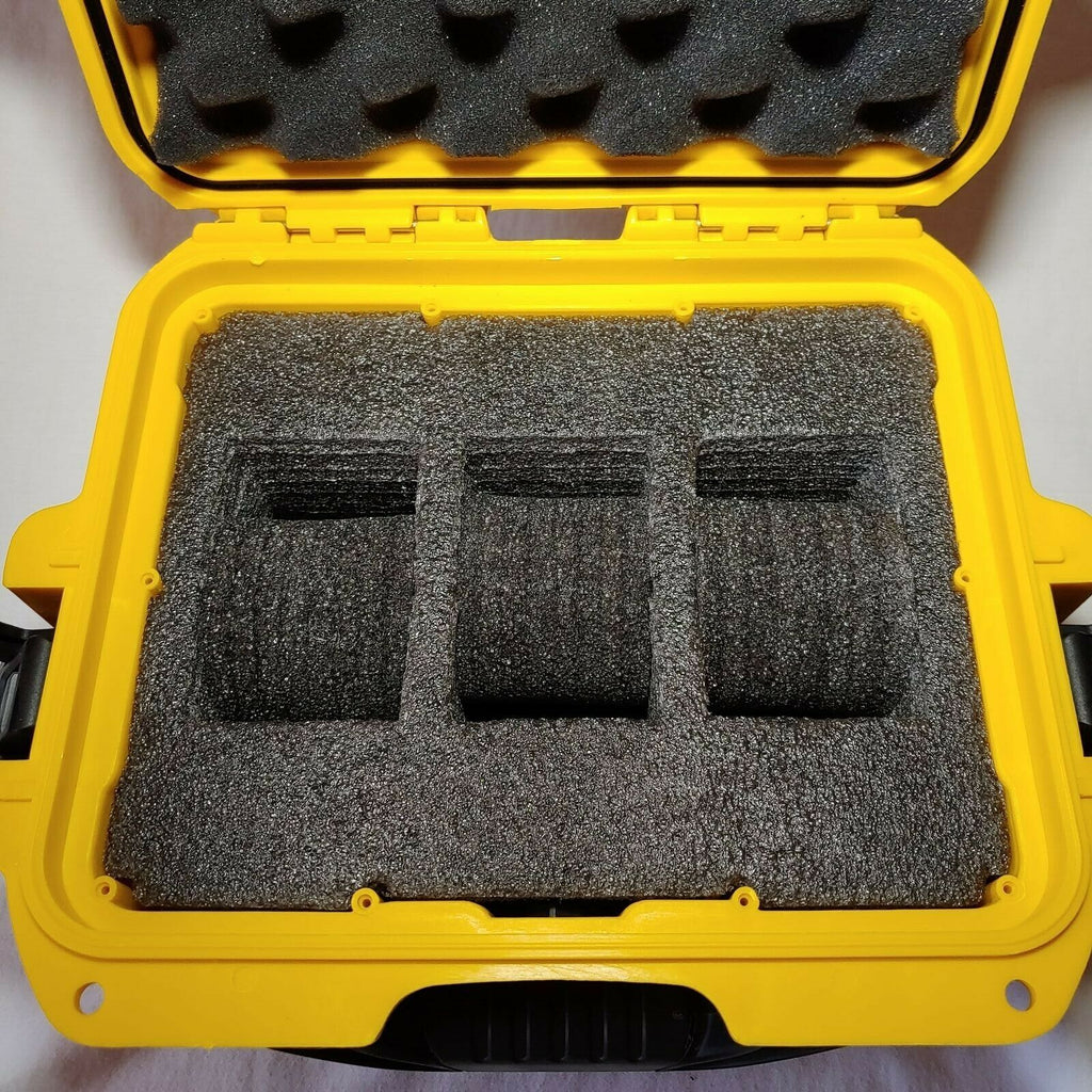 Invicta IG0097-SM1S-Y 3 Slot Yellow Plastic Watch Box Case