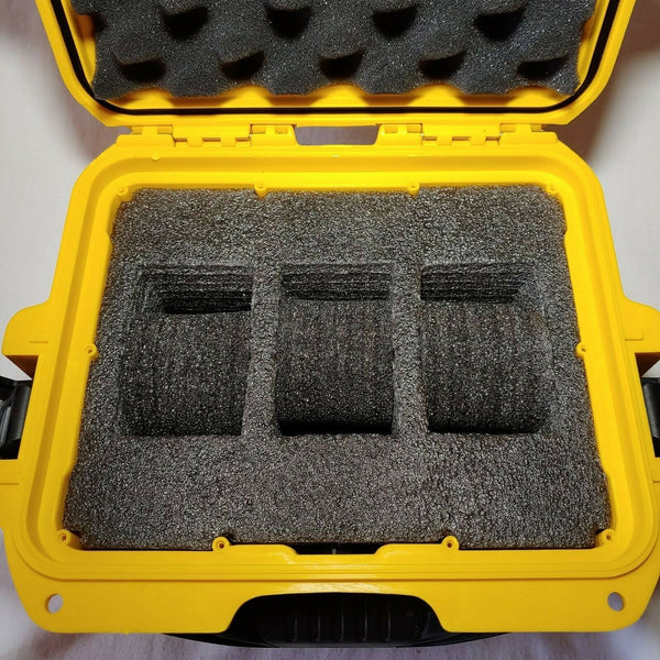 Invicta IG0097-SM1S-Y 3 Slot Yellow Plastic Watch Box Case