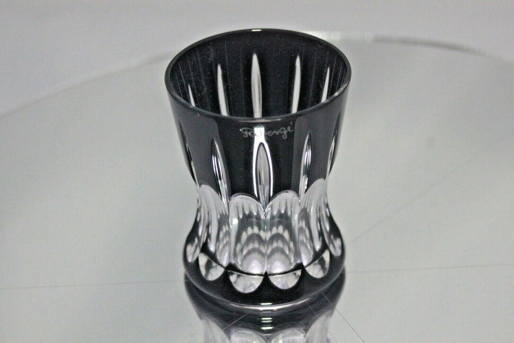 Faberge Black Crystal  Shot Glass