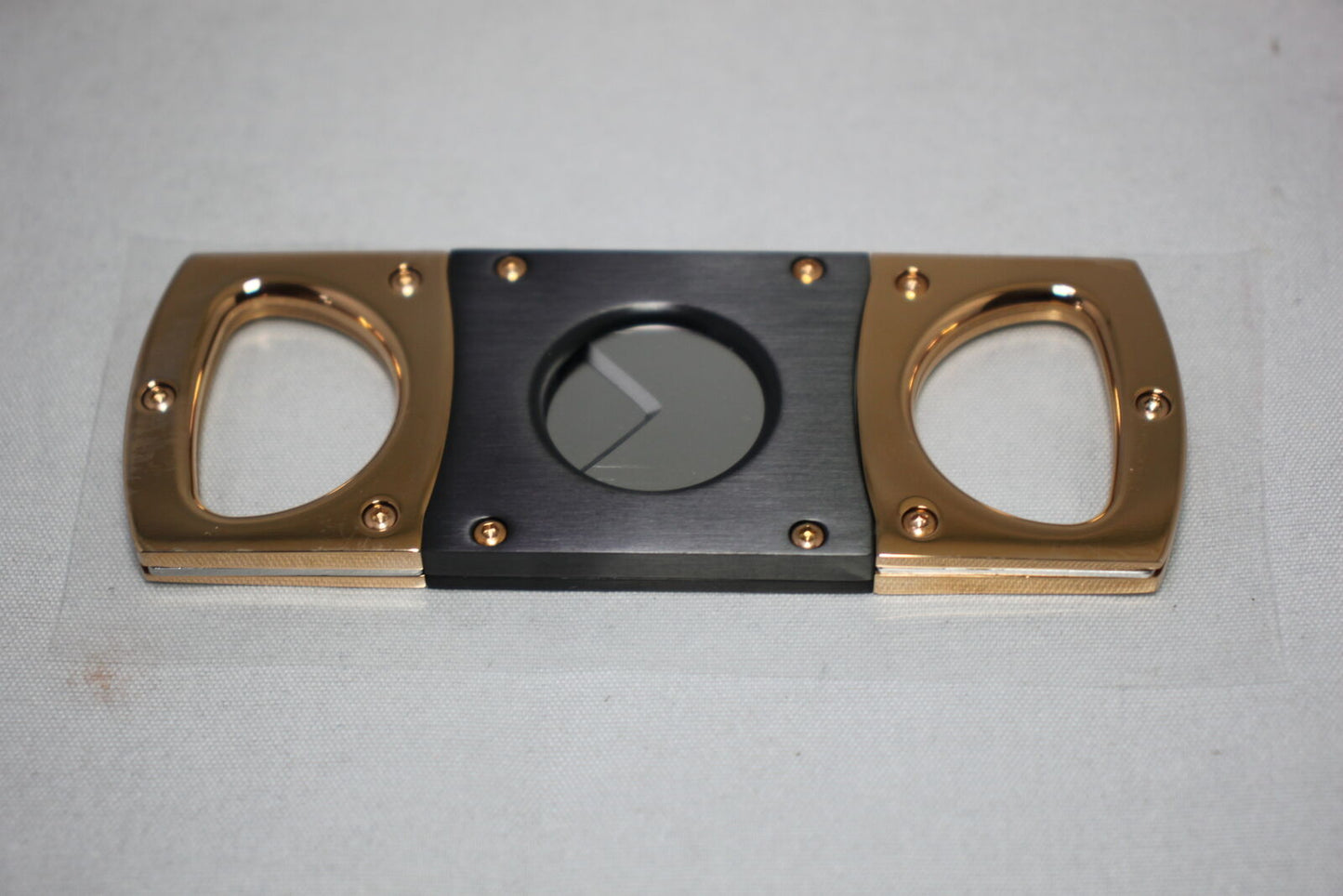 Elie Bleu Cigar Cutter Polished Rose Gold with Satin Black | EBC1002 New